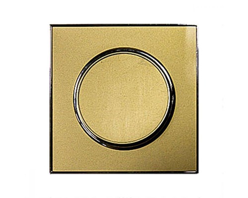 Вимикач 1-но клавішний Right Hausen LAURA золото 015018