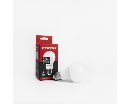 Лампа світлодіодна Led ETRON 10W 6500K Light A60 E27 1-ELP-094
