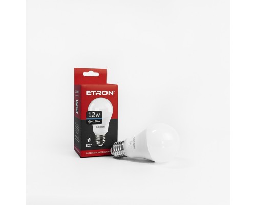 Лампа світлодіодна Led ETRON 12W 6500K Light A60 E27 1-ELP-093