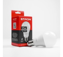 Лампа світлодіодна Led ETRON 15W 4200K Light A65 E27 1-ELP-004