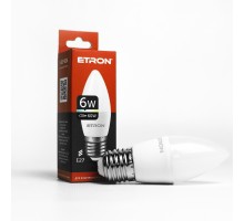 Лампа світлодіодна Led ETRON 6W 4200K Light C37 E27 1-ELP-026