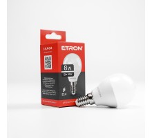 Лампа світлодіодна Led ETRON 8W 4200K Light G45 E14 1-ELP-044