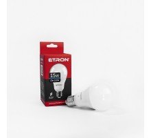 Лампа світлодіодна Led ETRON 15W 6500K Light A65 E27 1-ELP-092