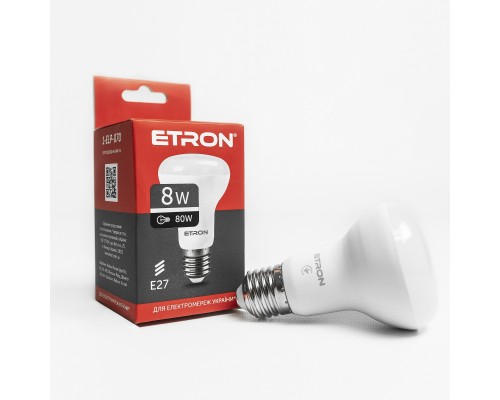 Лампа світлодіодна Led ETRON 8W 4200K Light R63 E27 1-ELP-070