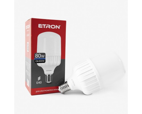 Лампа світлодіодна Led ETRON 80W 6500K Light T140 E40 1-EHP-308