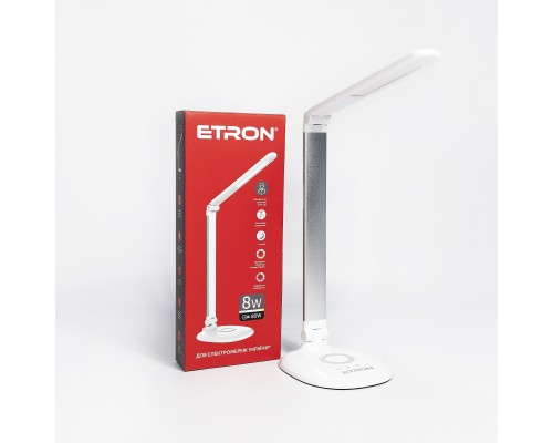 Лампа настільна LED ETRON 8W 3000-6000K 1-EDL-401