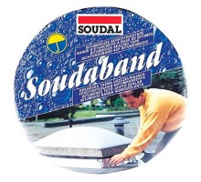 Стрічка герметизуюча самоклеюча (БІТУМНА) SOUDABAND 15см*10м коричнева 8017