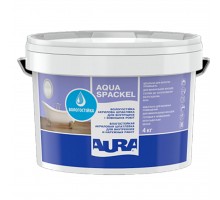 Шпаклівка фасадна вологостійка AURA Aqua Spackel 4кг відро