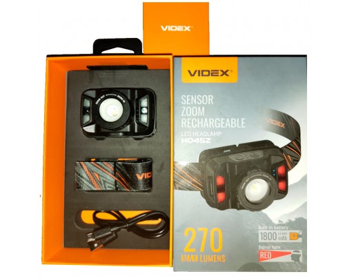 Ліхтар на голову VIDEX VLF-H045Z 270Lm 5000К