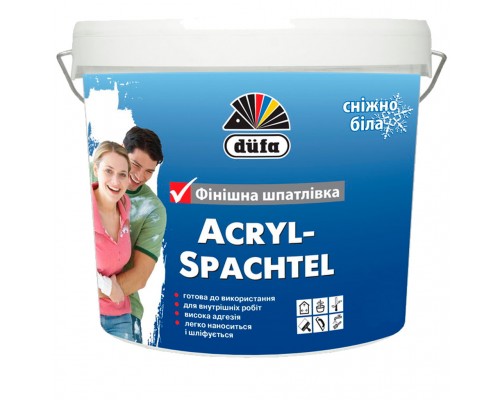 Шпаклювальна гладь DUFA Acryl Spachtel 1,5 кг відро