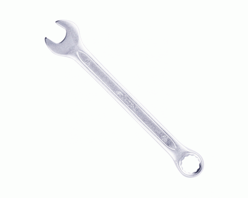 Ключ ріжково-накидний Cr-V полір.БРИГАДИР  15mm   57-035 / 72847-0000