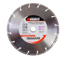 Диск алмазний ТУРБО GRANITE 230мм 9-01-230