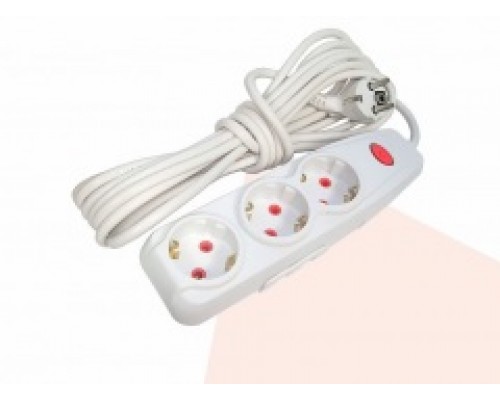 Подовжувач RIGHT HAUSEN 3-ний 1,5м з з/з і вимикачем