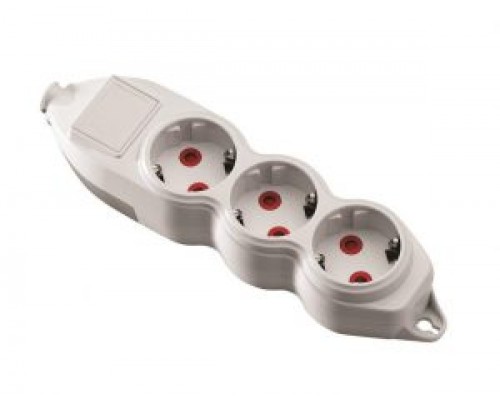 Колодка Mono Electric ORION 3 гнізда з заземленням 50-010000-310