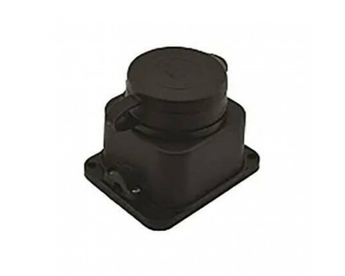 Колодка каучукова ІЕК 1 гніздо однфазна з заземленням