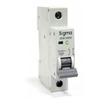 Автоматичний вимикач SIGMA C-типу 1р 63А 6кА 55-54-14