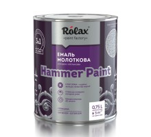 Емаль молоткова 2л ROLAX Hammer Paint 304 Сіра