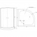 Душова кабіна Lidz LATWA SBM80*80 SAT.LOW.FR низький скло Frost 4 мм
