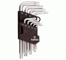 Набір ключів шестигранних 9 одиниць Т10-Т50 Torx / 35D960