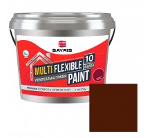 Фарба для дахів гумова БАЙРІС коричнева 1кг.