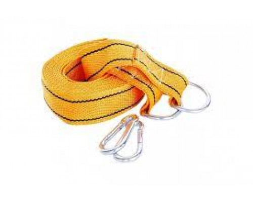 Трос буксировальний 2т 4,5м*50мм СИЛА карабін 284011