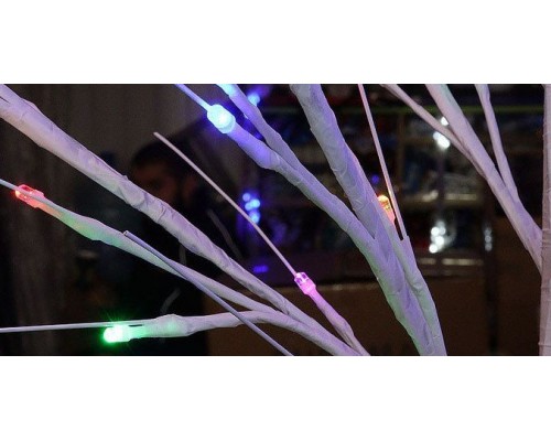 Гірлянда дерево фольга скло Silver 1,5м 66LED TREE-1-5-WW-3