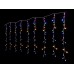 Гірлянда Штора 200 LED мідний провід (мікс) 3м*1м 8606