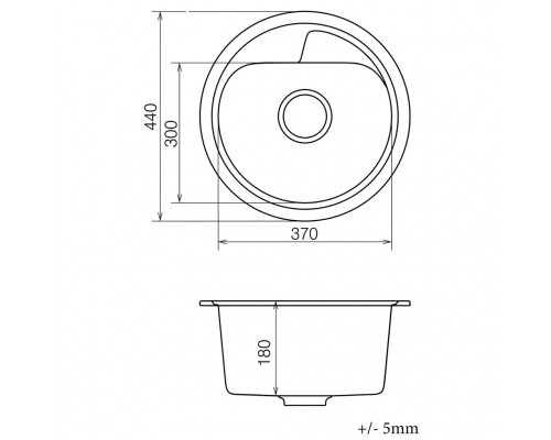 Мийка нерж  Satin QT 6349   0.8мм 34905