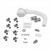 Душова кабіна Lidz LATWA SC90*90 низький, скло Frost 4 мм 33744