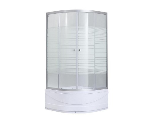 Душова кабіна Lidz WIEZA SC80*80 високий, скло Linie 4 мм 33723
