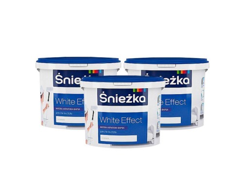 Фарба в/е SNIEZKA матова White Effekt  3л/4,2кг