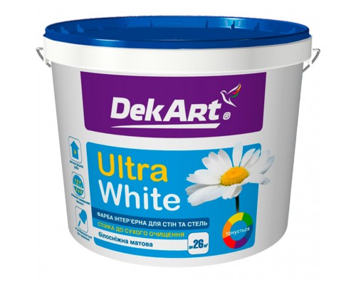 Фарба в/е Dekart Ultra White 1,2кг шт