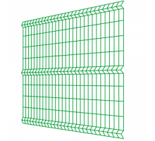 Секційна огорожа Стандарт 1,53*2,5м ЗЕЛЕНА 200*50мм D 4/4мм