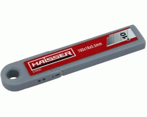 Лезо сегментоване 18 *100 мм набір 10 шт HAISSER 23500