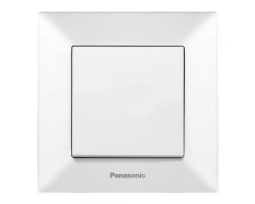 Вимикач 1-но клавішний Panasonic Arkedia Slim білий 0001-2WH-UA