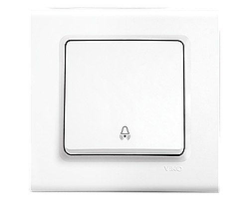 Вимикач одноклавішний перехресний Viko Linnera Білий 90400031