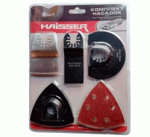 Комплект насадок HAISSER 3 відрізні+3 шліфувальні 107001/48051