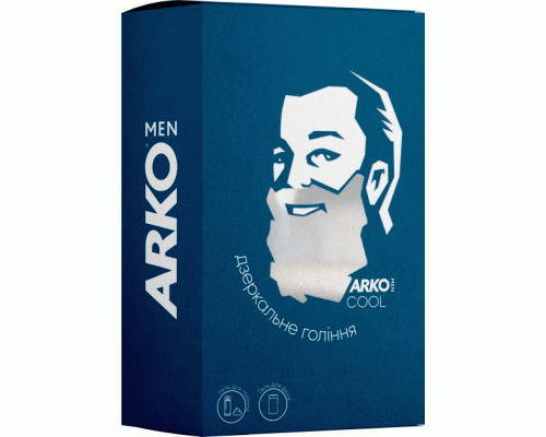 Гель для гоління Arko Men Black 200мл+гель для душу-шампунь 2в1Black 260мл.