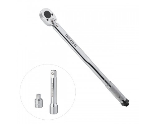 Ключ динамометричний 1/2 перехідник 1/2*3/8 подовж. 125мм ХТ-9007