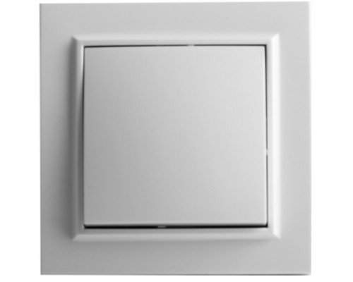 Вимикач 1-но клавішний Electro House Enzo білий ЕН-2101