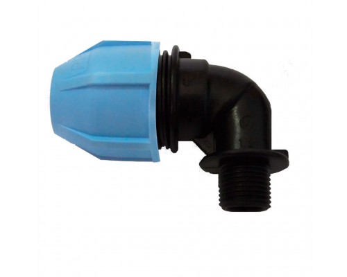 ПЕ Коліно різьбове ЗР Ф20*1/2 21502/22640