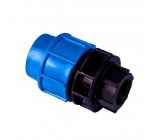 ПЕ Муфта різьбова ВР Ф40*1 1/2  Unidelta