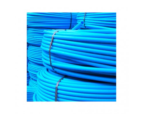 ПЕ Труба водопроводна синя Ф25*2,7 10атм