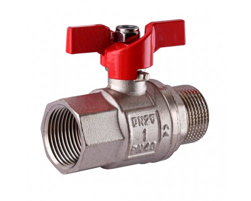 Кран шаровий ВН 1/2 (15) чорна ручка RAFTEC 50402 Кран шаровий ВН 1/2 (15) чорна ручка RAFTEC 50402