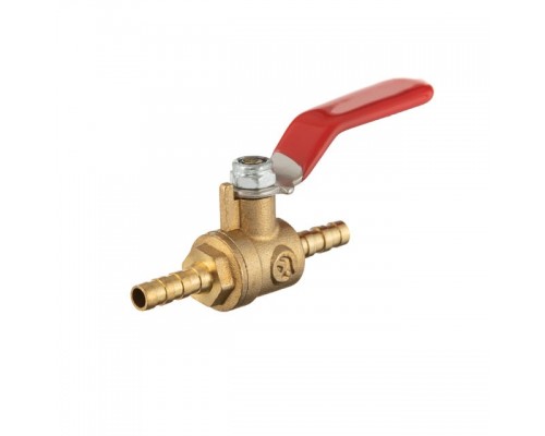 Кран шаровий повітряний штуцер 8мм - штуцер 8мм латунний РТ-1894