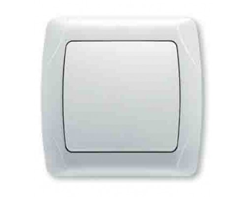 Вимикач одноклавішний VIKO Carmen Білий 90561001