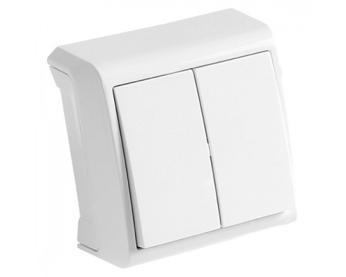 Вимикач двоклавішний VIKO VERA Білий 90681002