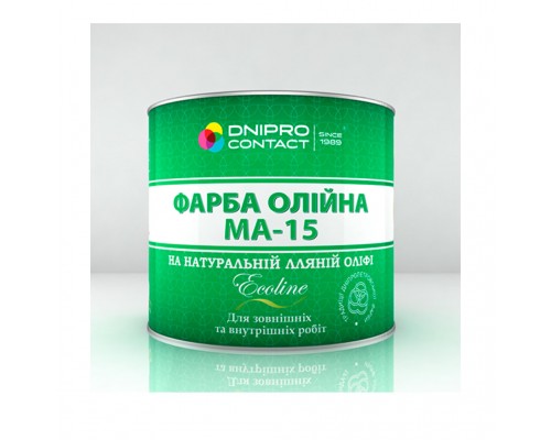 Фарба МА-15 Днепр-контакт, біла 2,5кг