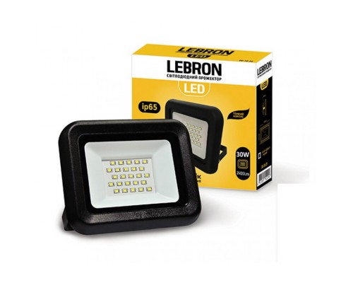 Прожектор 30 W Lebron LF 6200 K 170-265V 00-05-21/17-08-31