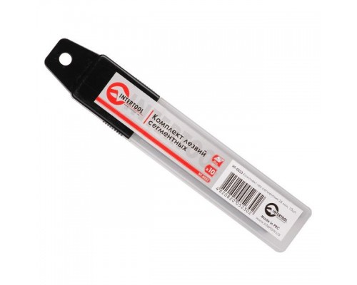 Леза, для ножів 25мм 10 шт. ІНТЕРТУЛ НТ-0523